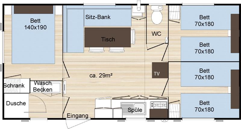 Mobile Home Chambre Campeole Mobile Home Chambre Campeole